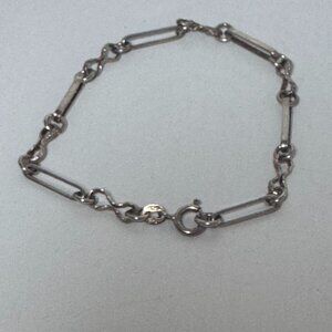 Chateau d'Argent C^A 925 Sterling Bracelet Paperclip Chain Italy